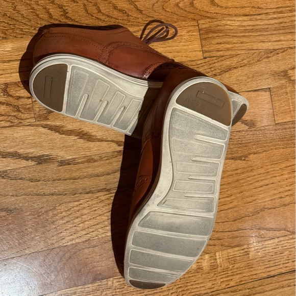 Cole Haan original grand wingtip EUC Oxford Woodbury Leather Ivory $190 11.5 - Picture 3 of 5